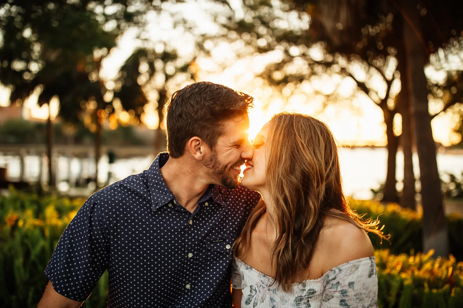 Tampa Wedding Photographer Engagement Session Downtown Tampa Riverwalk