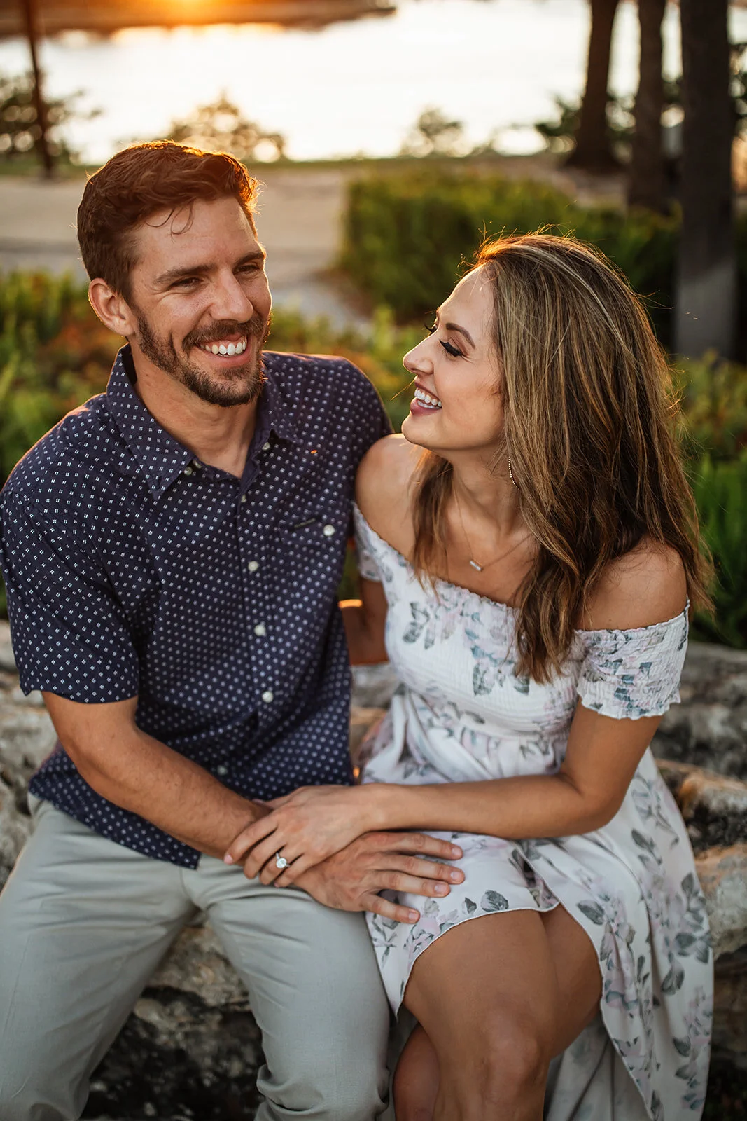 Tampa Wedding Photographer Engagement Session Downtown Tampa Riverwalk