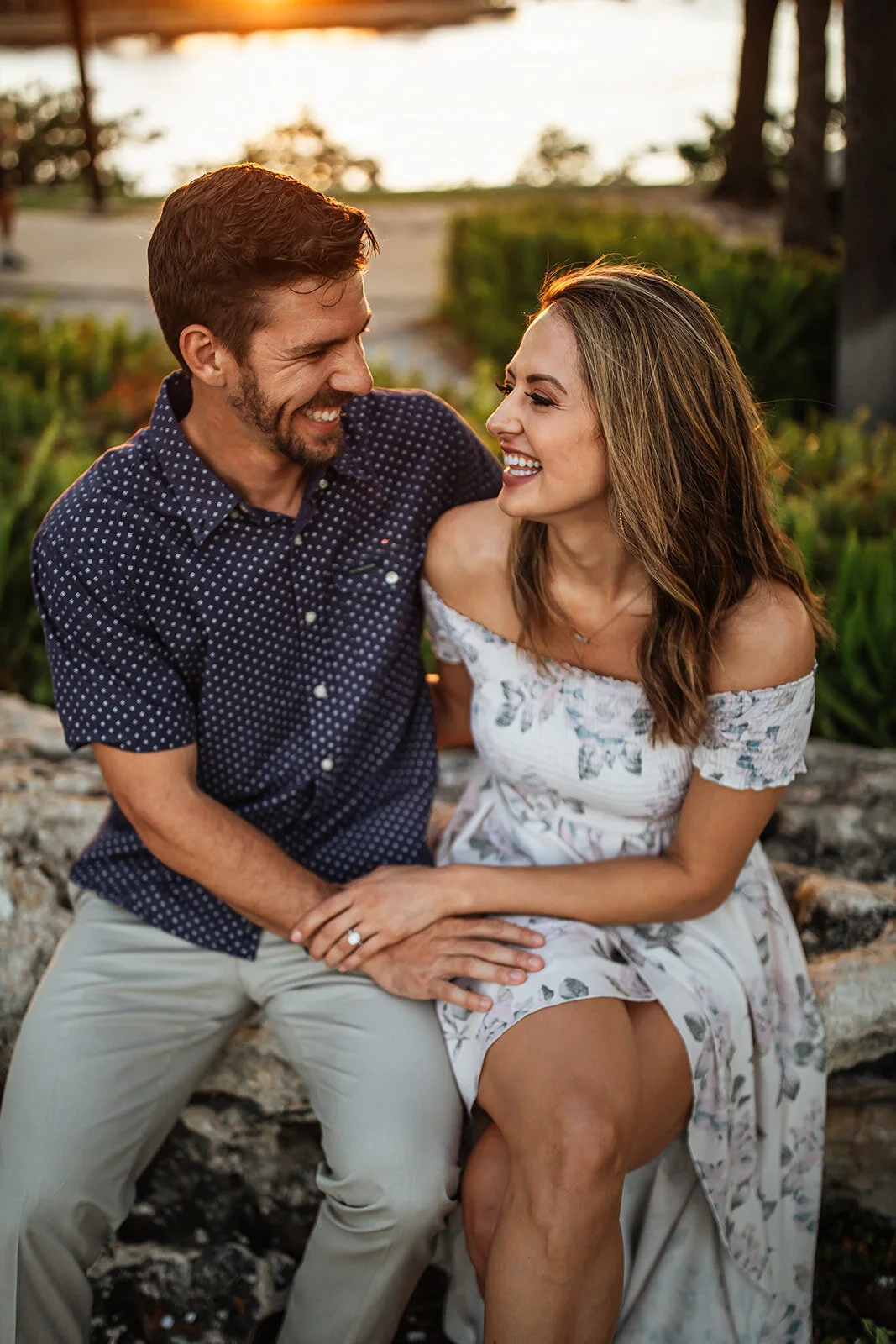 Tampa Wedding Photographer Engagement Session Downtown Tampa Riverwalk