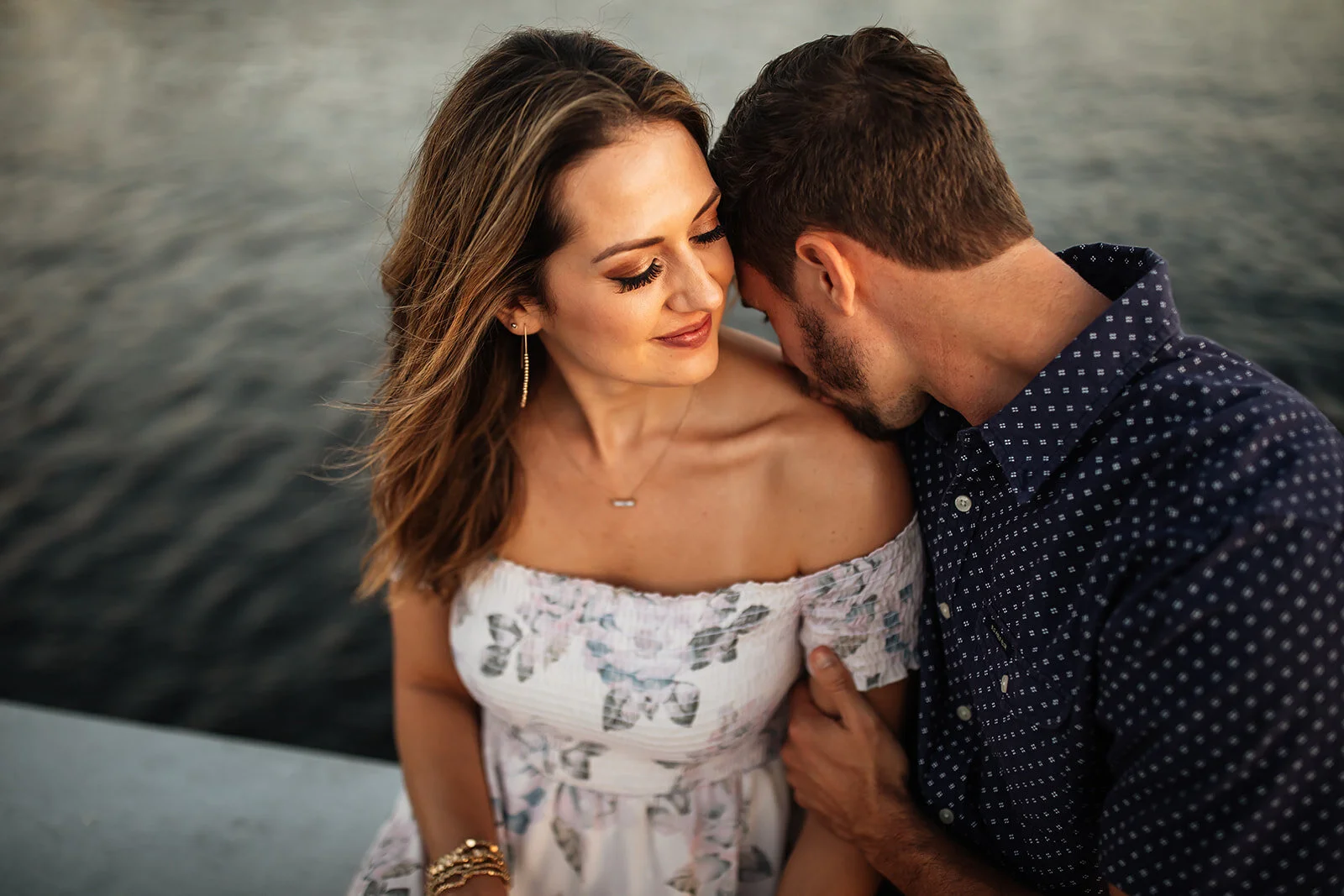 Tampa Wedding Photographer Engagement Session Downtown Tampa Riverwalk