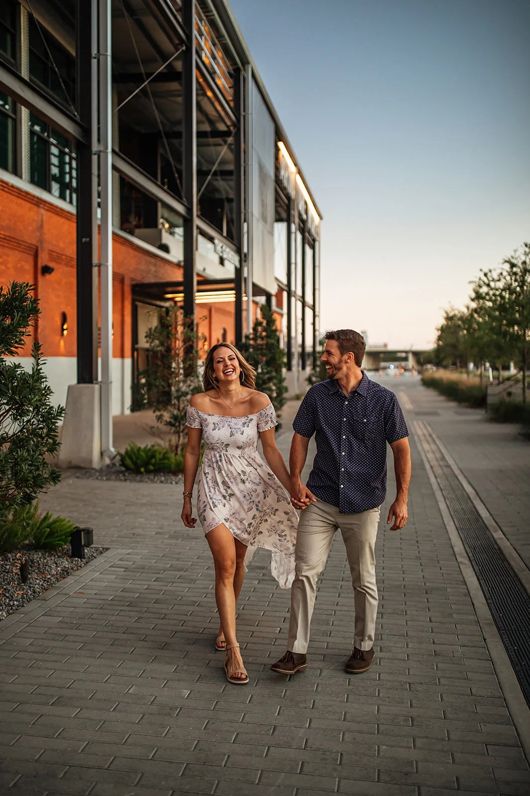 Tampa Wedding Photographer Engagement Session Downtown Tampa Riverwalk