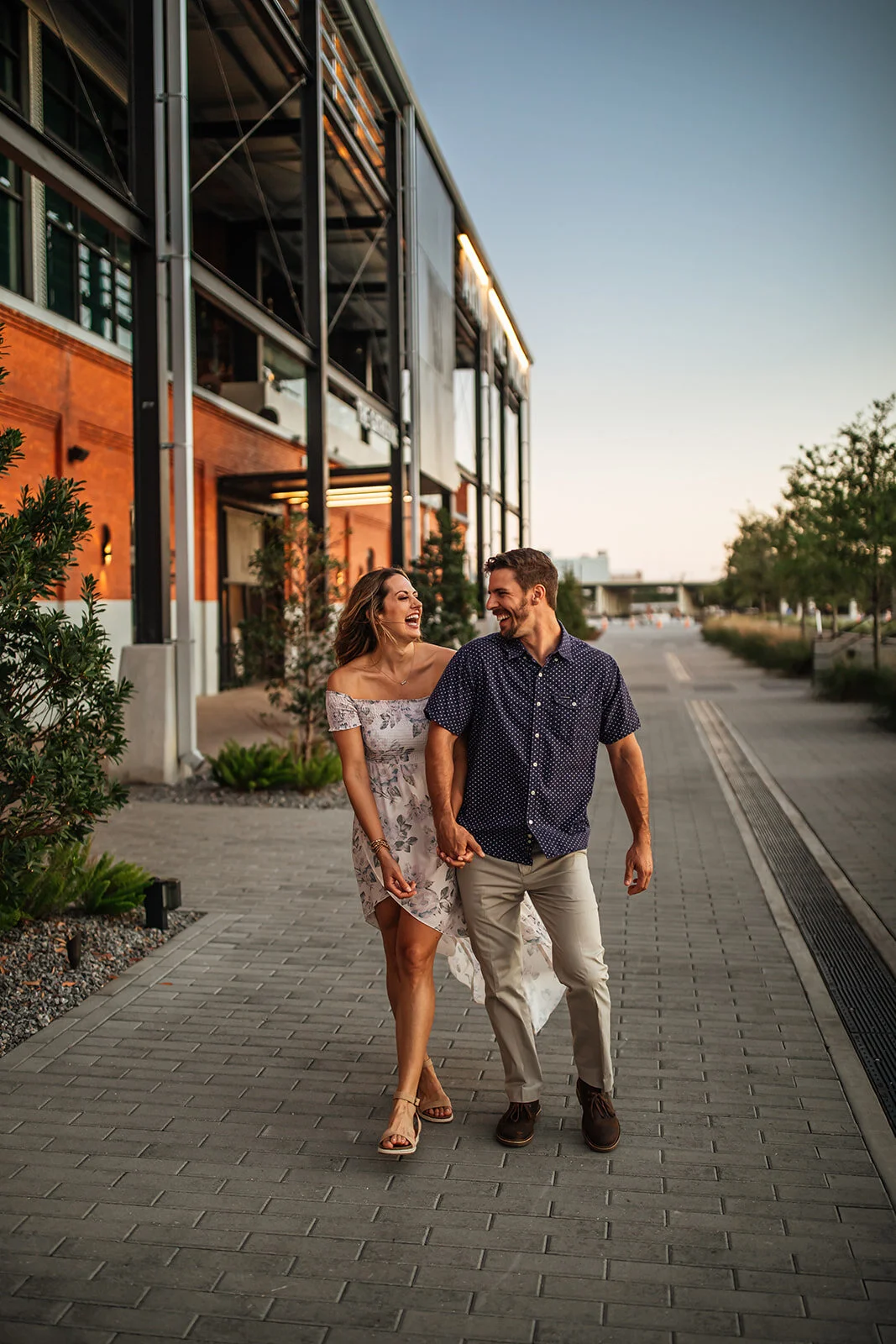 Tampa Wedding Photographer Engagement Session Downtown Tampa Riverwalk