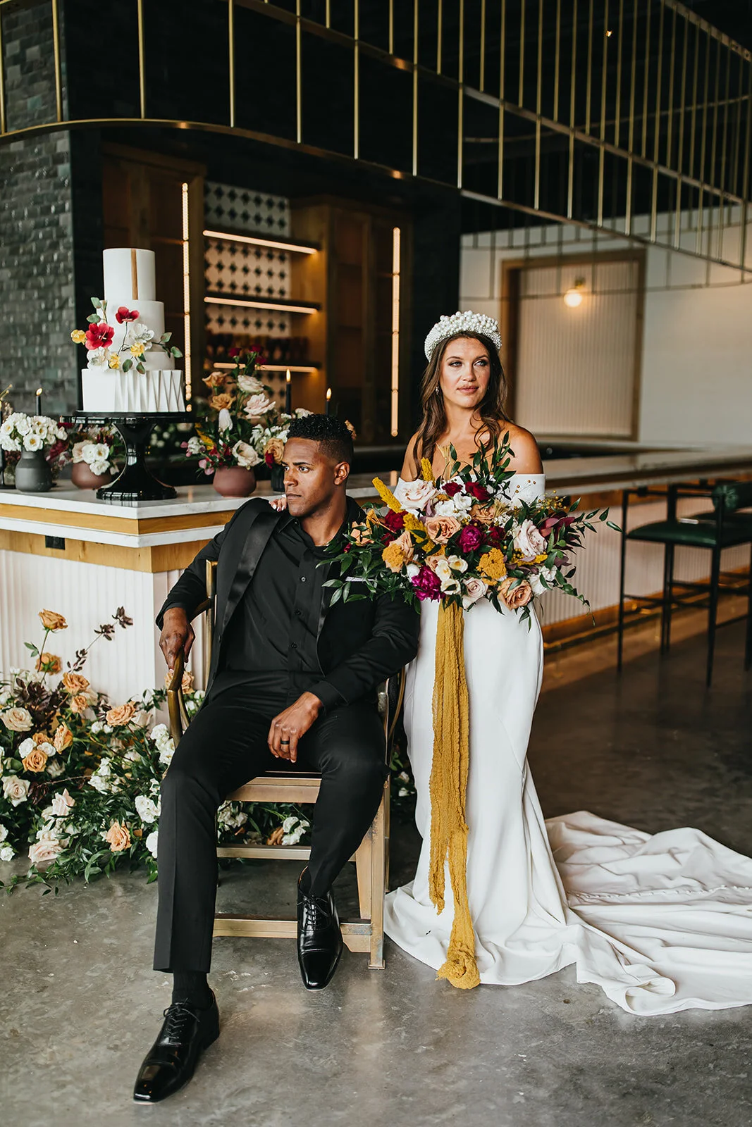 Modern + Edgy Hyde House Styled Wedding