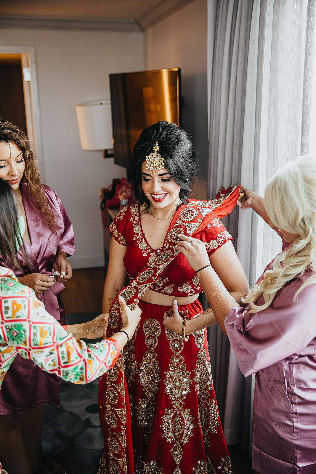 Downtown Tampa Wedding Photographer Hindu Wedding Rad Red Creative