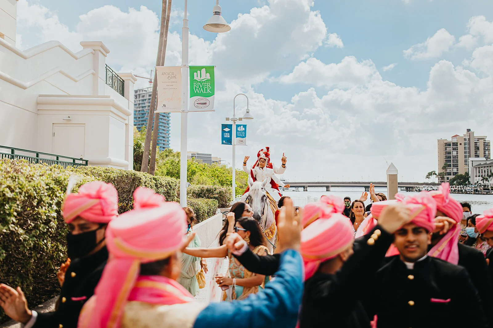 Downtown Tampa Wedding Photographer Hindu Wedding Rad Red Creative