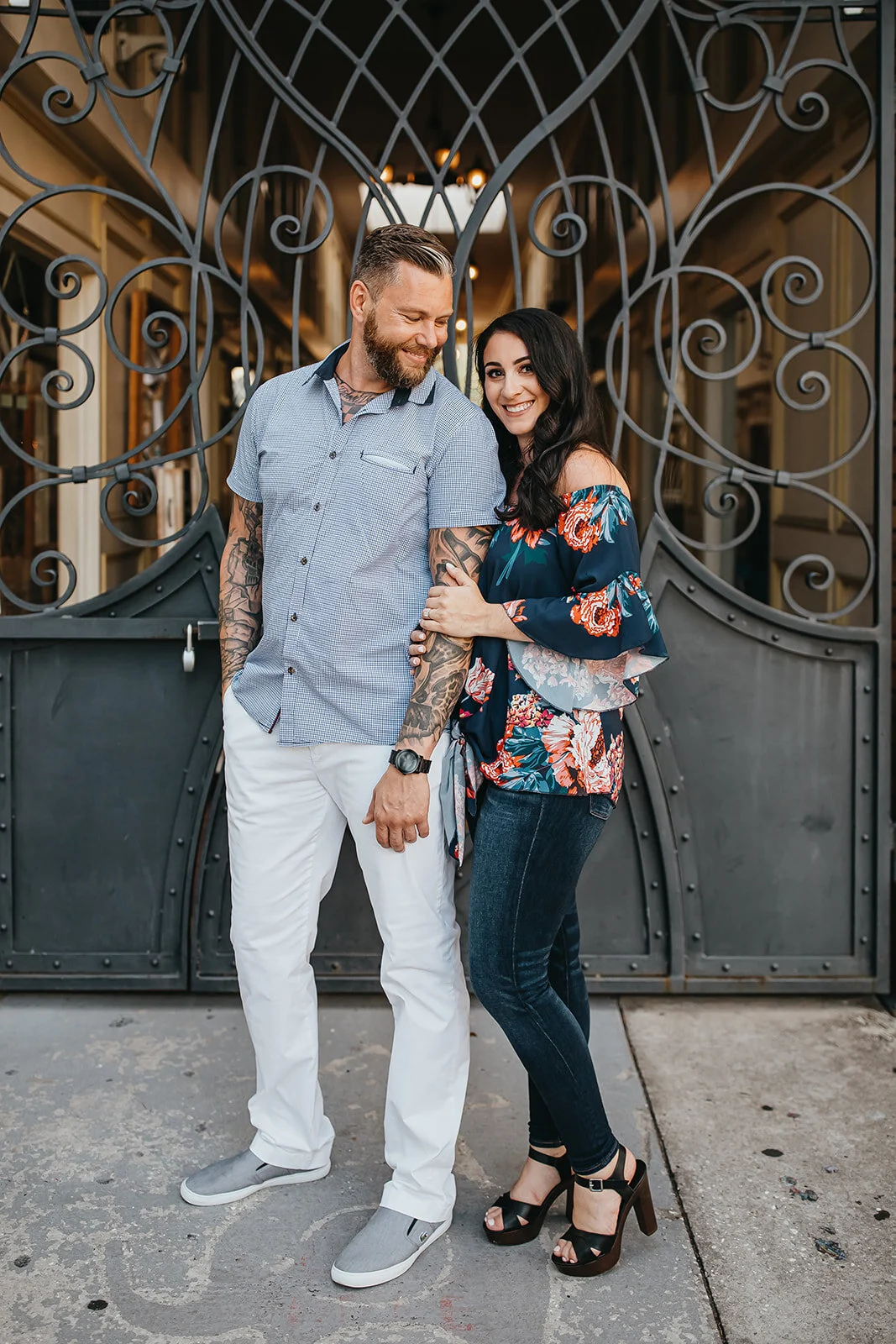 Natalie + Marin's Downtown St. Pete Engagement