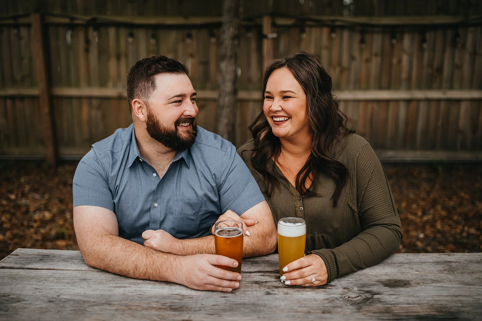 Rad Red Creative Tampa Wedding Photographer Brewery Engagement Session