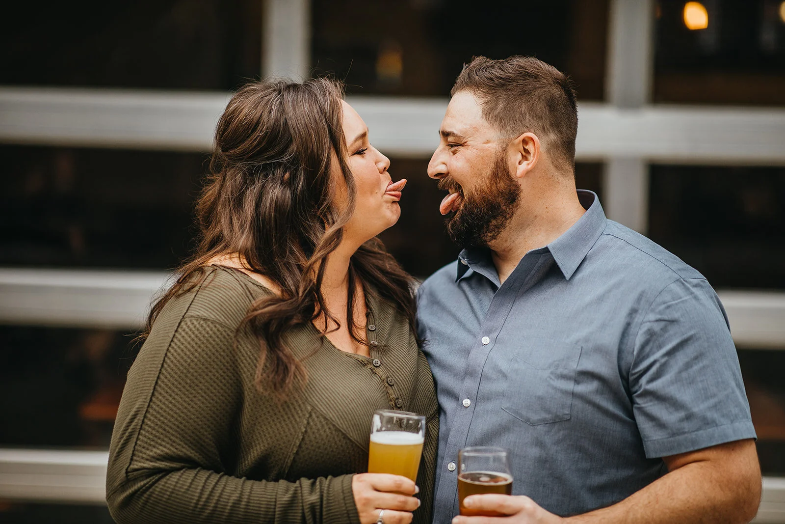 Rad Red Creative Tampa Wedding Photographer Brewery Engagement Session