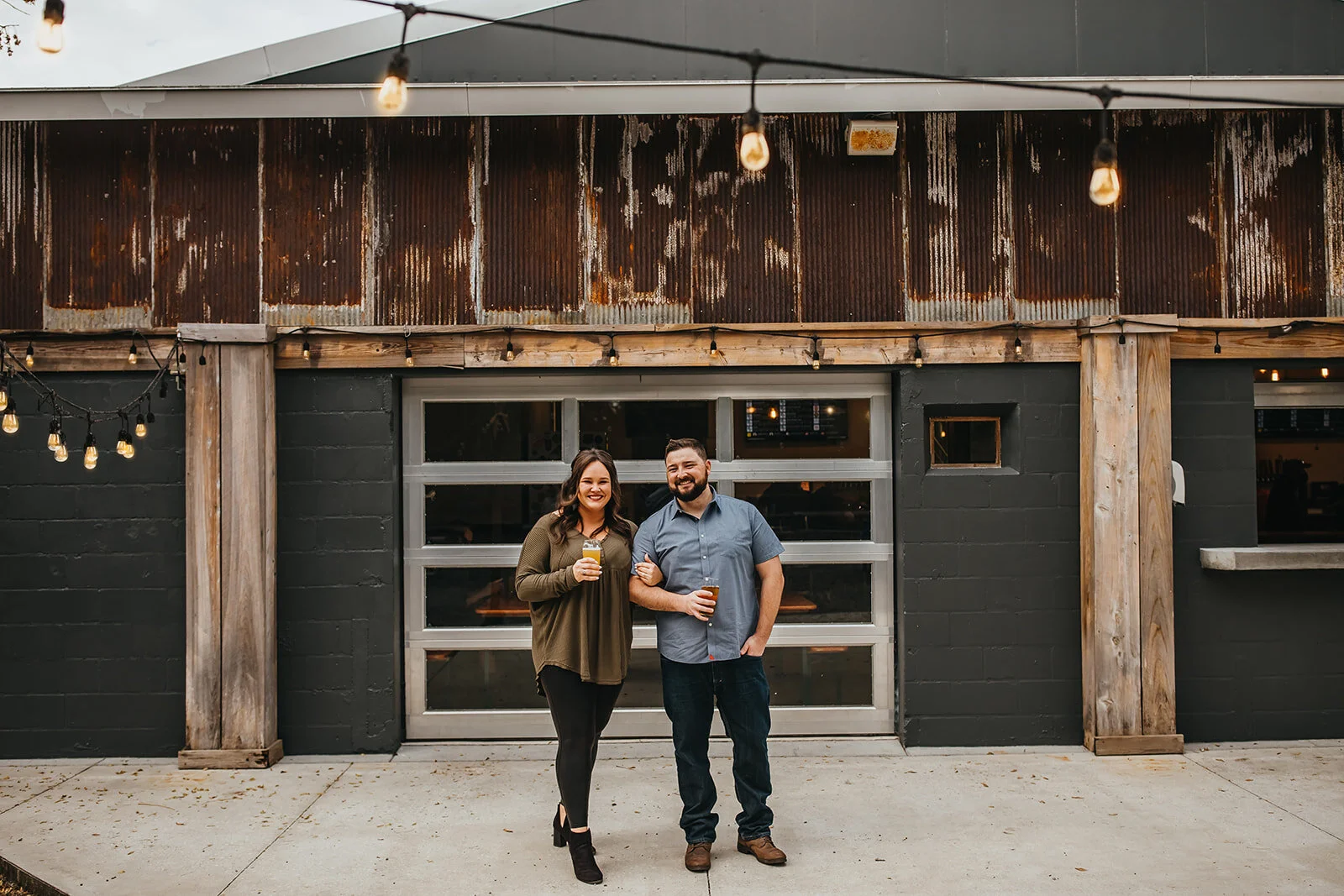 Rad Red Creative Tampa Wedding Photographer Brewery Engagement Session