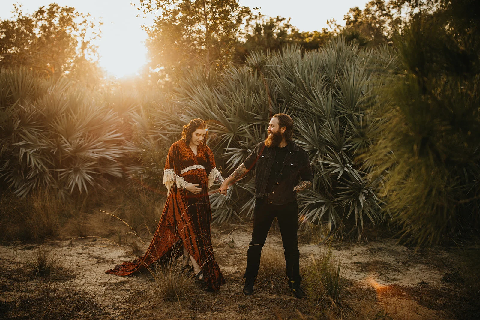 Rad Red Creative Tampa Photographer Bok Tower Maternity Session
