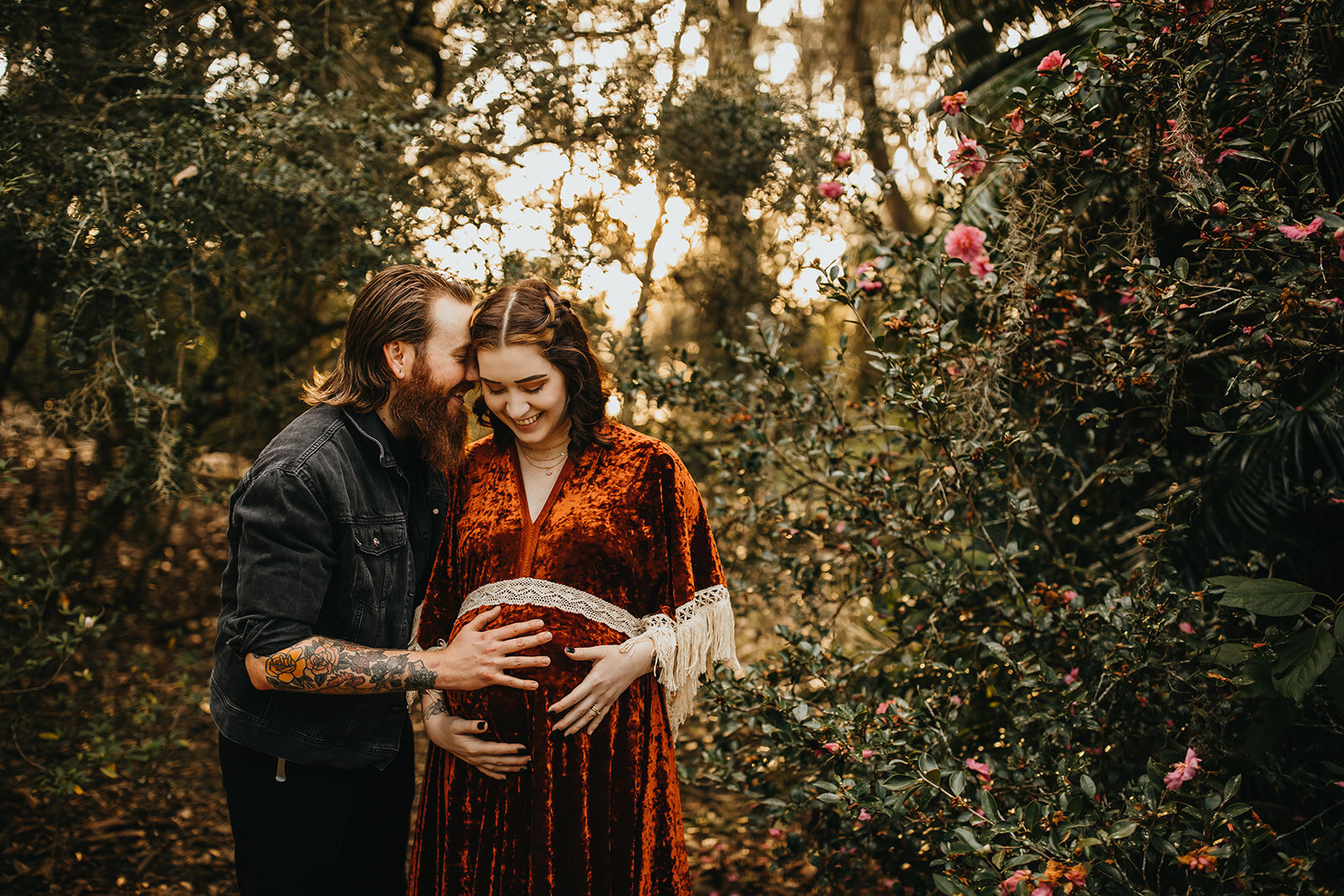 Rad Red Creative Tampa Photographer Bok Tower Maternity Session