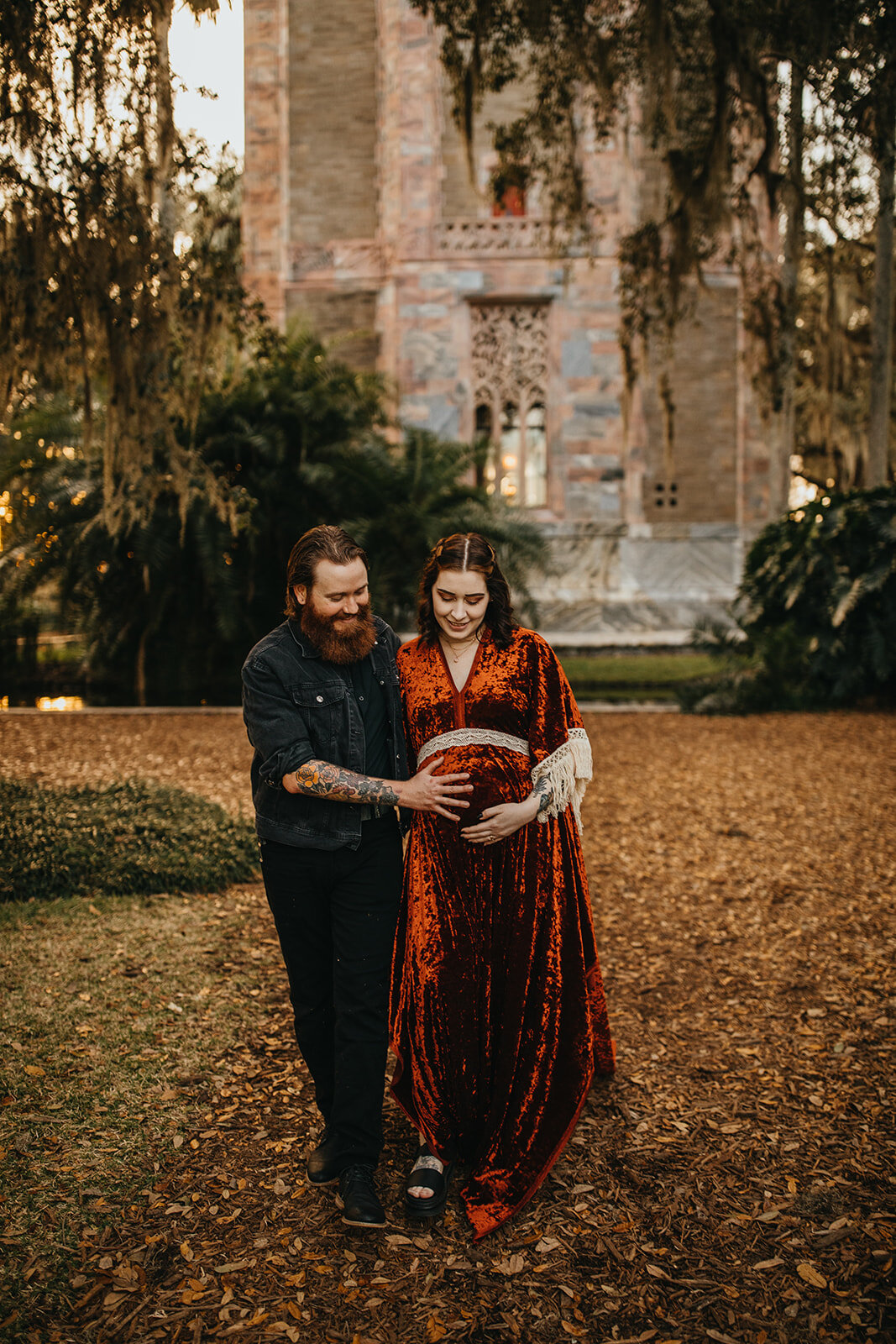 Rad Red Creative Tampa Photographer Bok Tower Maternity Session