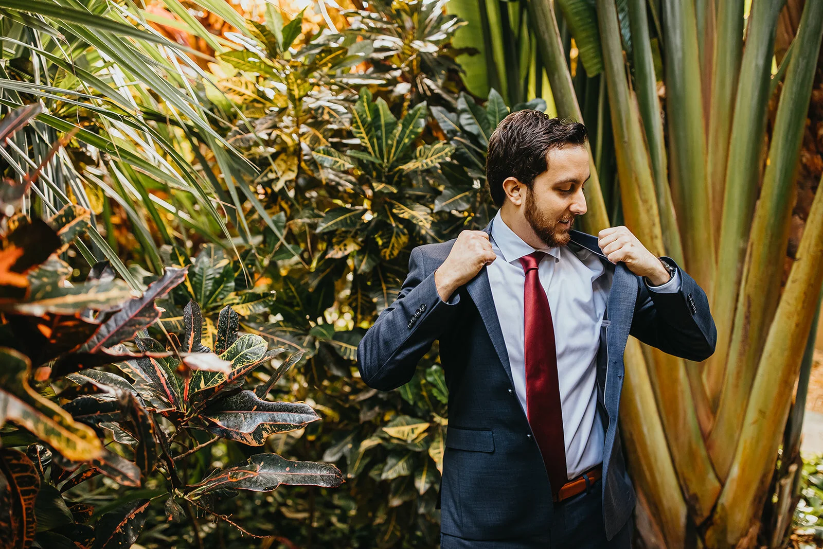 Rad Red Creative Tampa Wedding Photographer Sunken Gardens Wedding