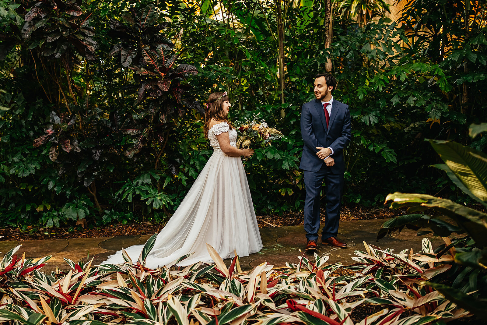 Rad Red Creative Tampa Wedding Photographer Sunken Gardens Wedding