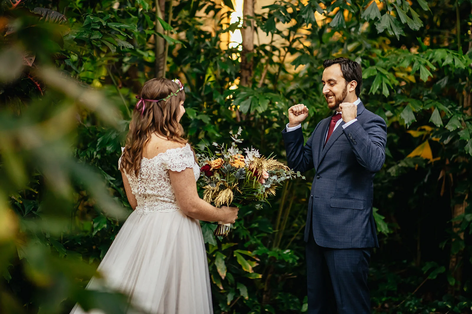 Rad Red Creative Tampa Wedding Photographer Sunken Gardens Wedding