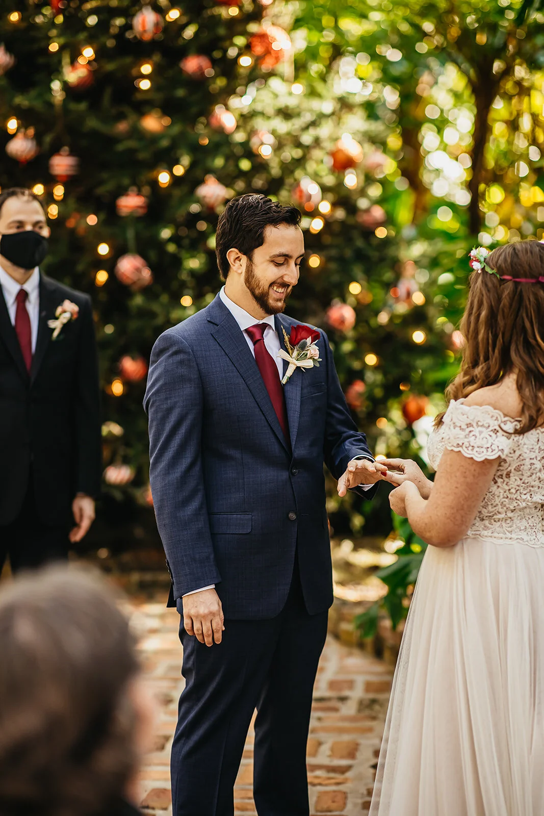 Rad Red Creative Tampa Wedding Photographer Sunken Gardens Wedding