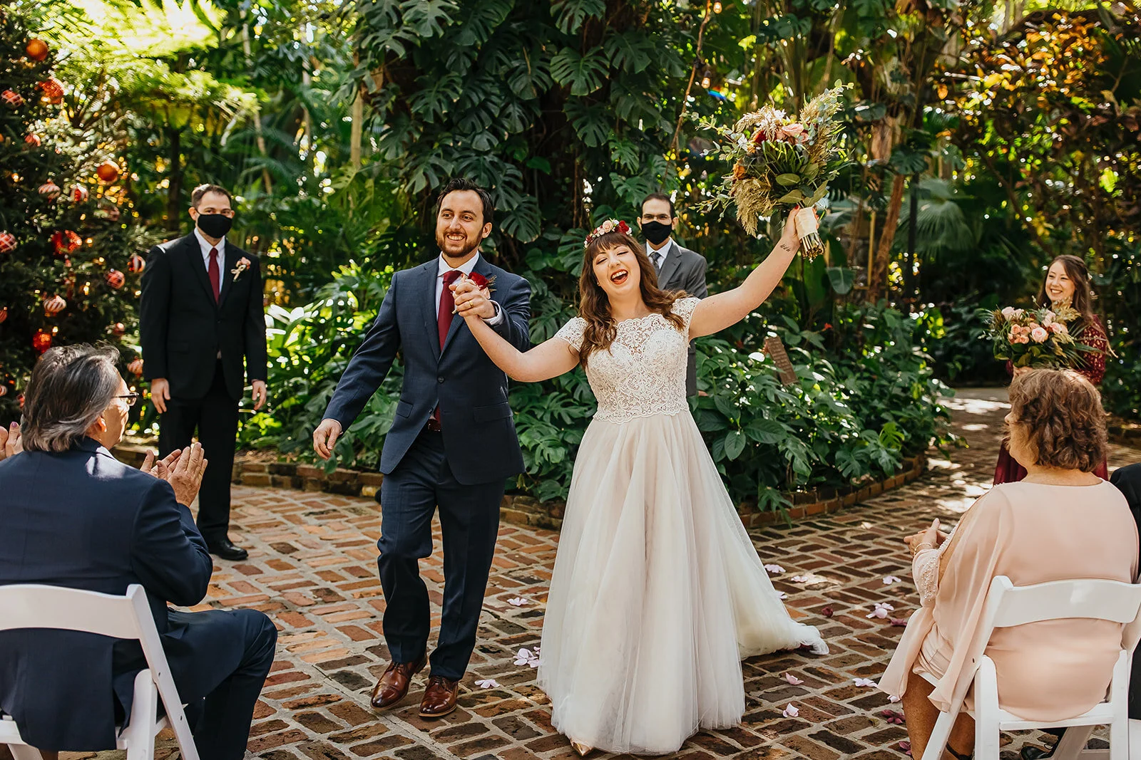 Rad Red Creative Tampa Wedding Photographer Sunken Gardens Wedding