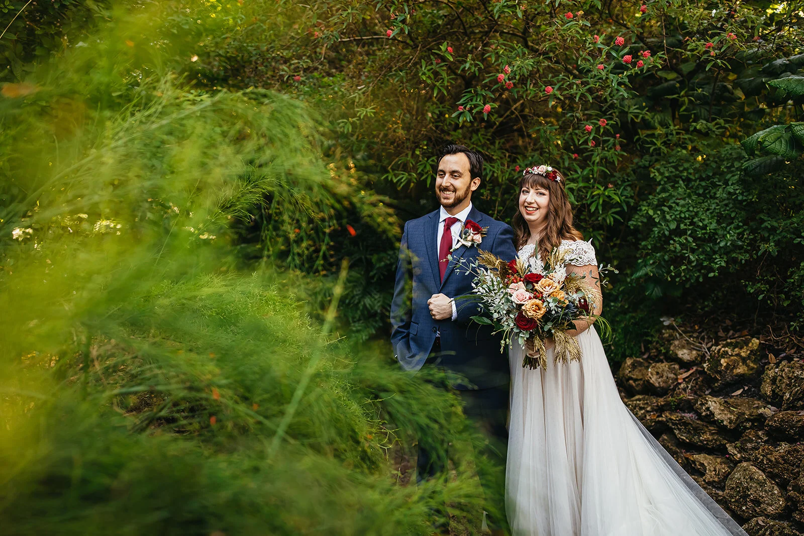 Rad Red Creative Tampa Wedding Photographer Sunken Gardens Wedding
