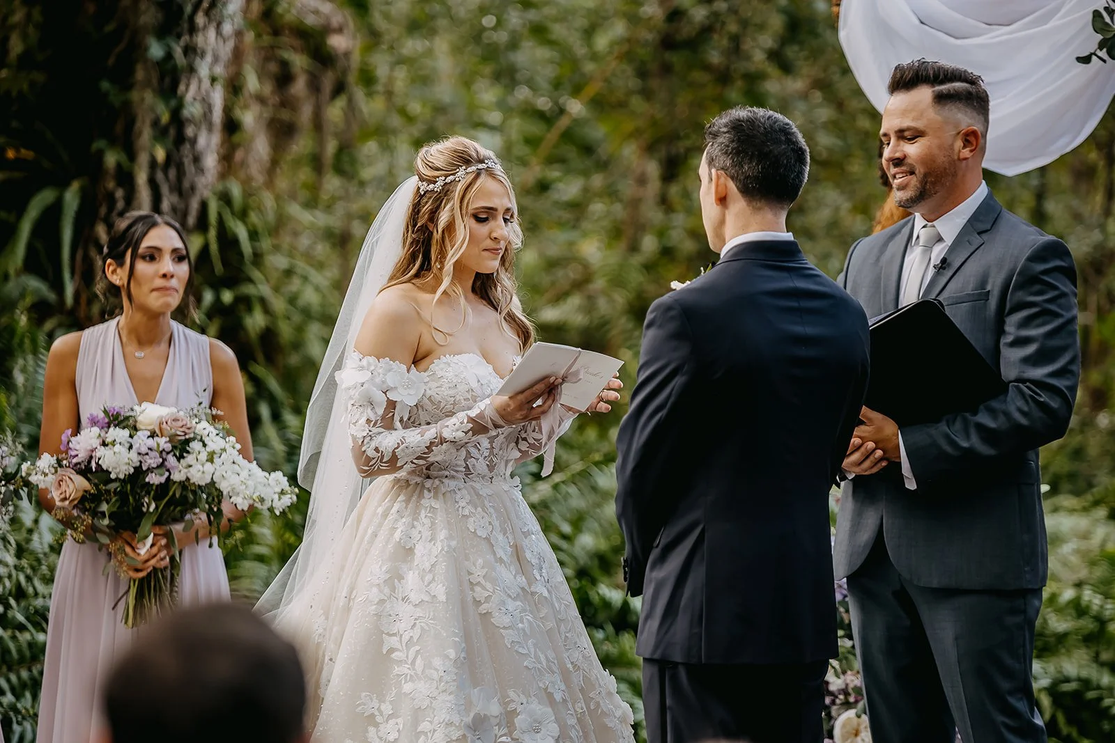 Dreamy Purple + Gold Cross Creek Ranch Wedding - Rad Red Creative Tampa Wedding Photographer