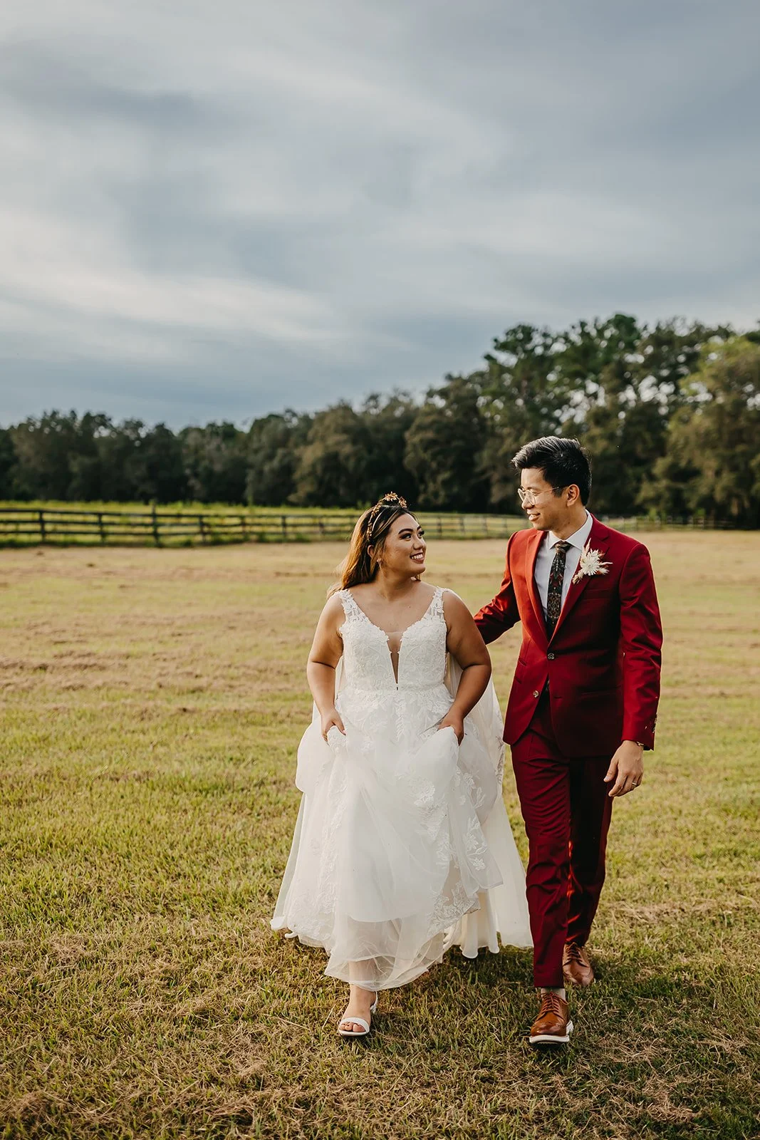 Gabby + Zeke's BOHO Barn Wedding
