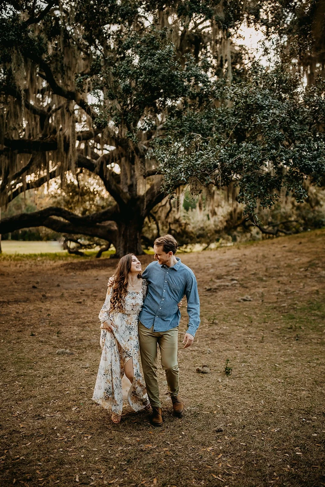 Marissa + Trey's Philippe Park Engagement Session