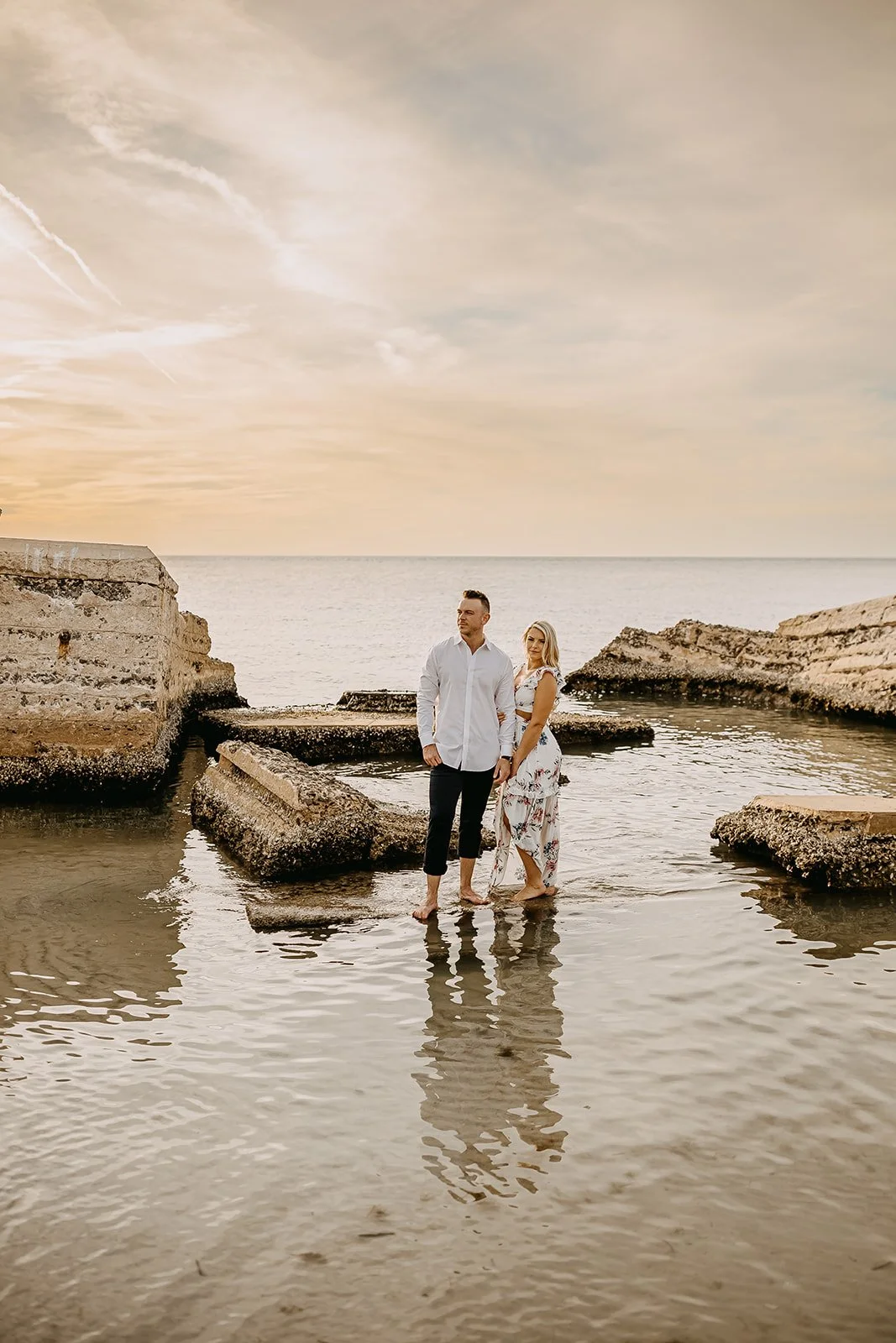Rad Red Creative Tampa Wedding Photographer Fort Desoto Engagement Session