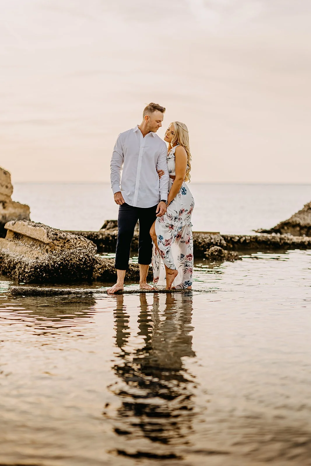 Rad Red Creative Tampa Wedding Photographer Fort Desoto Engagement Session