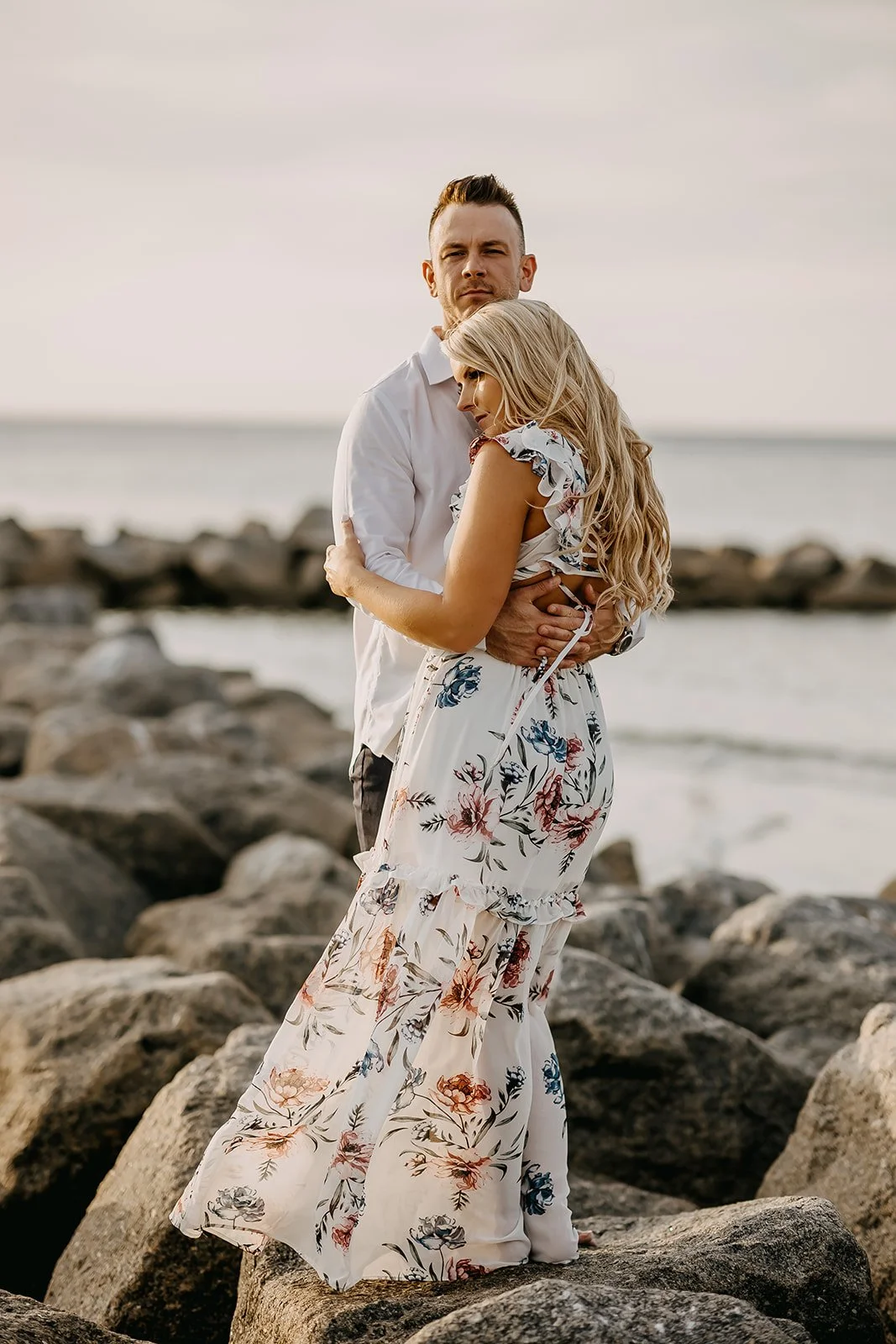 Rad Red Creative Tampa Wedding Photographer Fort Desoto Engagement Session