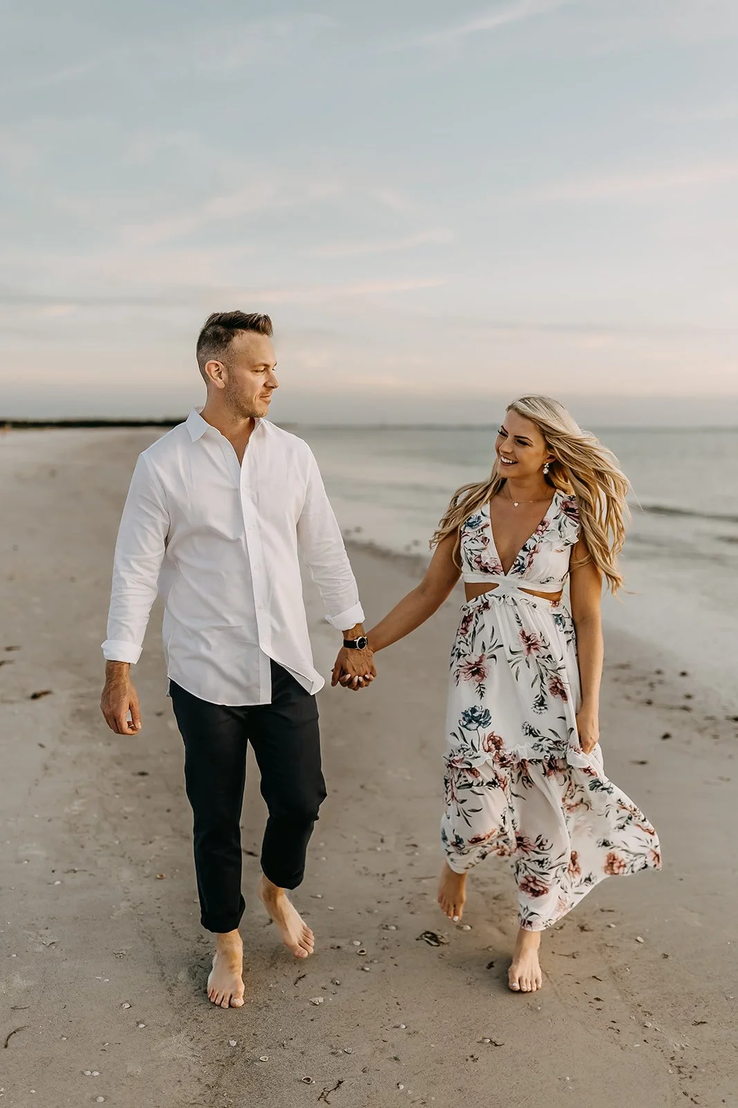 Rad Red Creative Tampa Wedding Photographer Fort Desoto Engagement Session