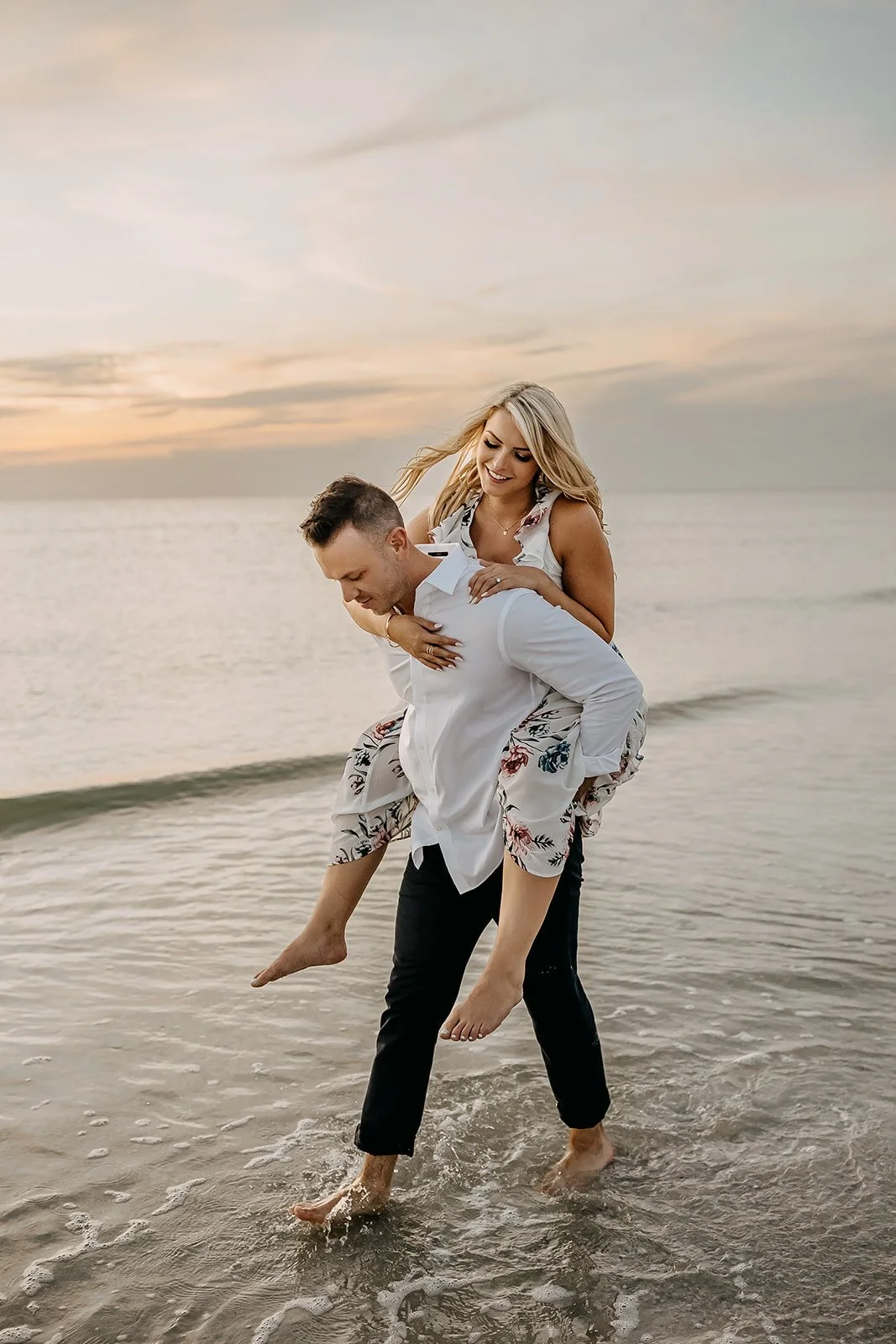 Rad Red Creative Tampa Wedding Photographer Fort Desoto Engagement Session