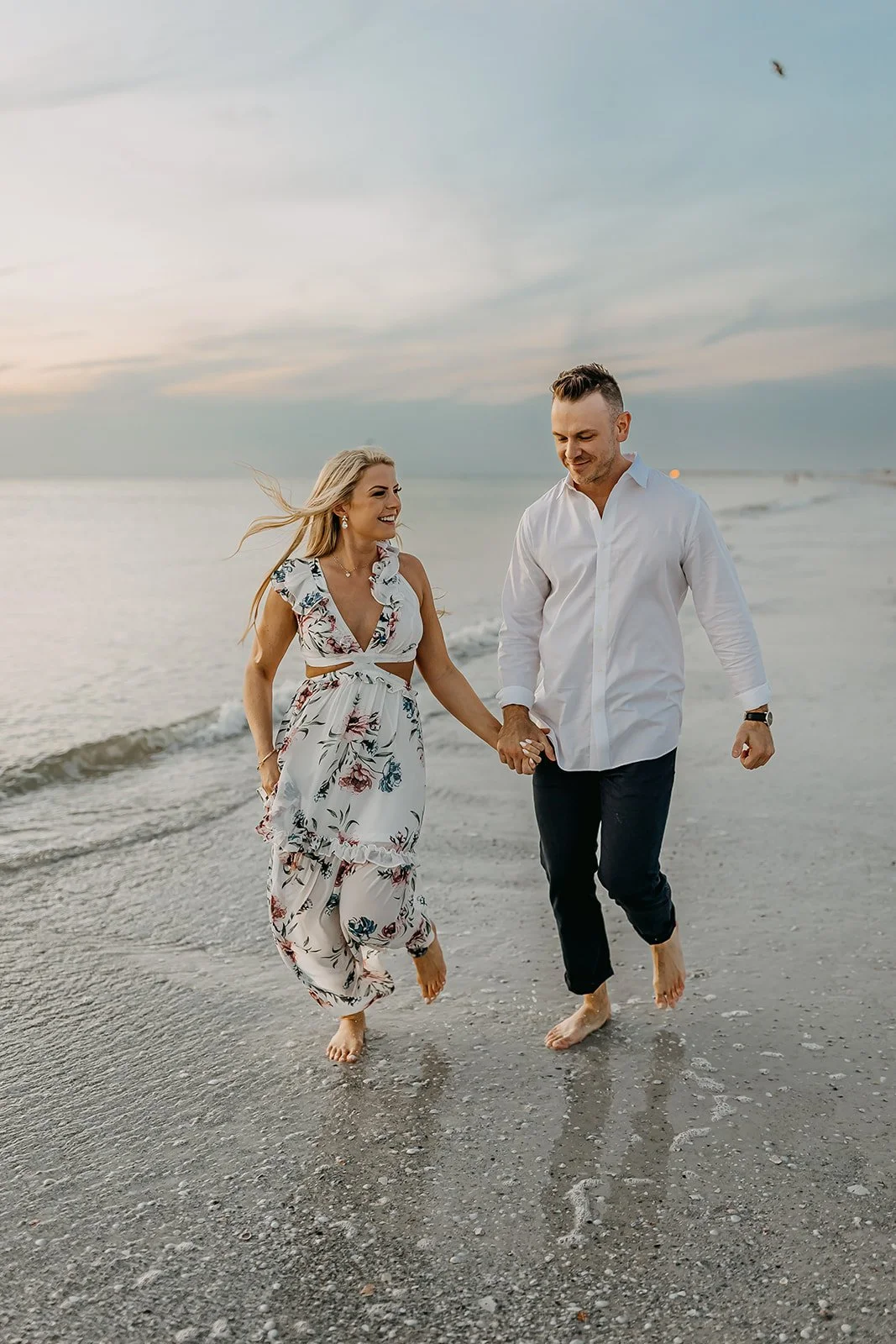 Rad Red Creative Tampa Wedding Photographer Fort Desoto Engagement Session