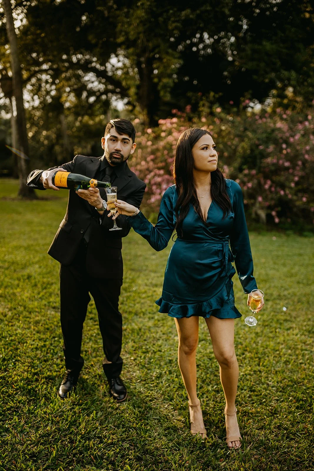 Rad Red Creative Tampa Wedding Photographer Bok Tower Gardens Engagement Session