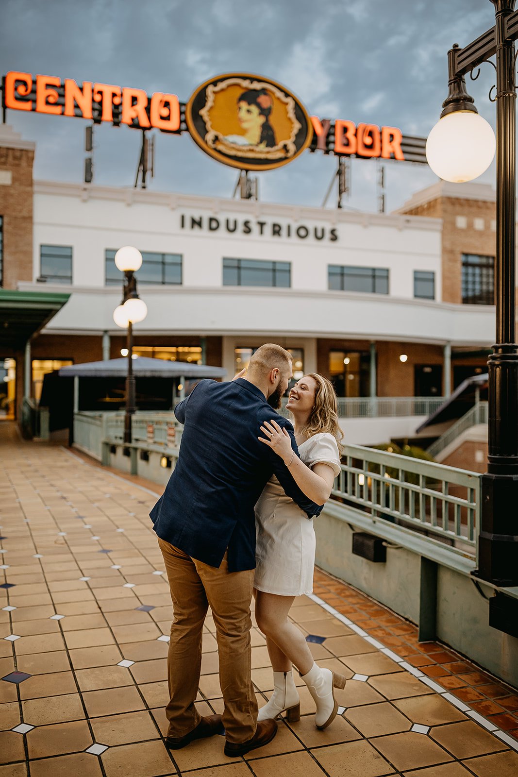 Nicole + Eric's Ybor City Engagement Session