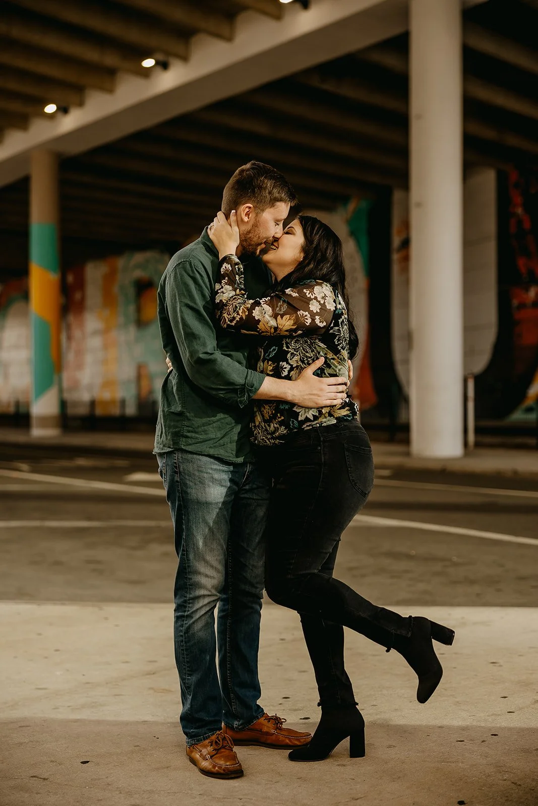 Rad Red Creative Tampa Downtown Riverwalk Engagement Session Photos