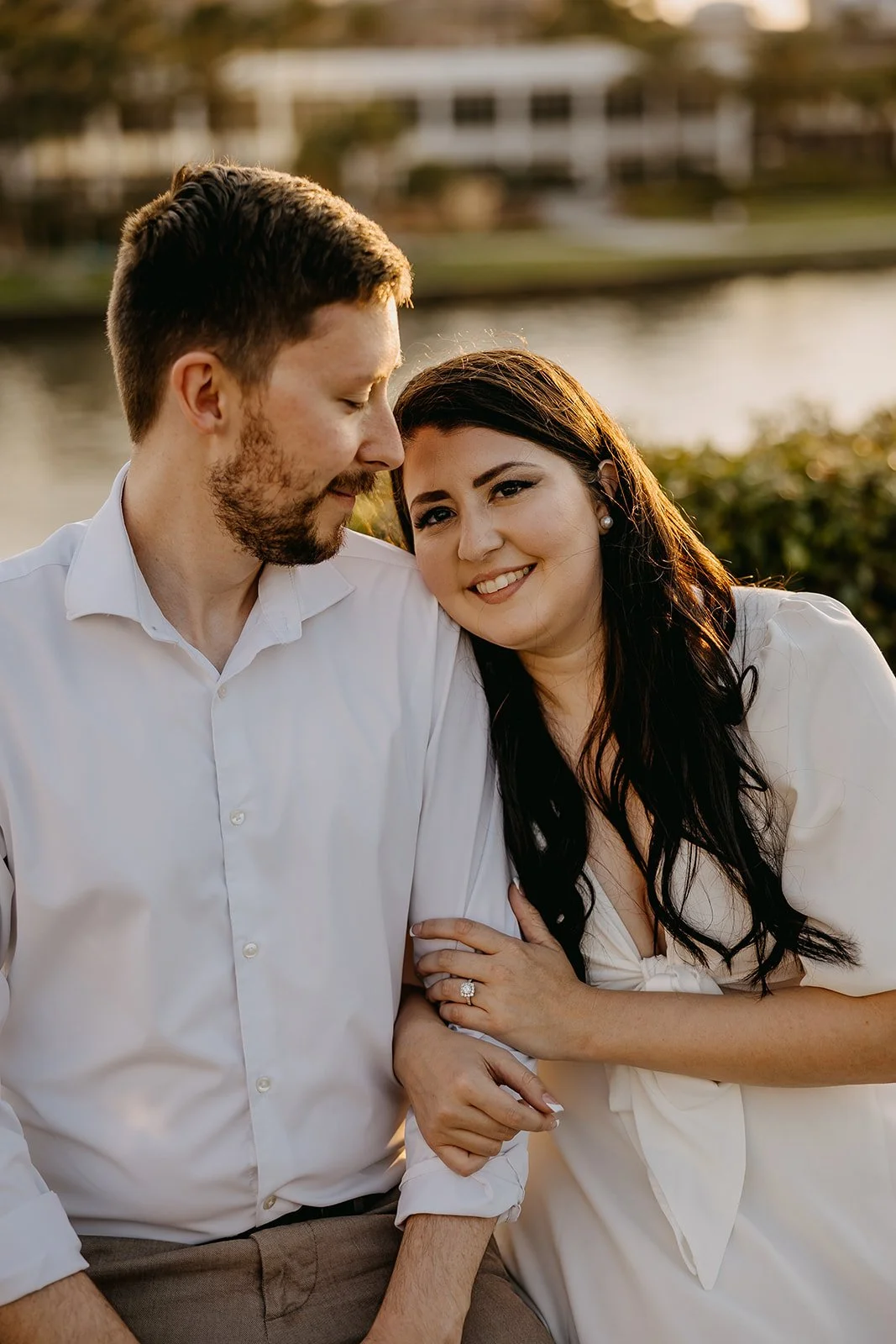 Rad Red Creative Tampa Downtown Riverwalk Engagement Session Photos