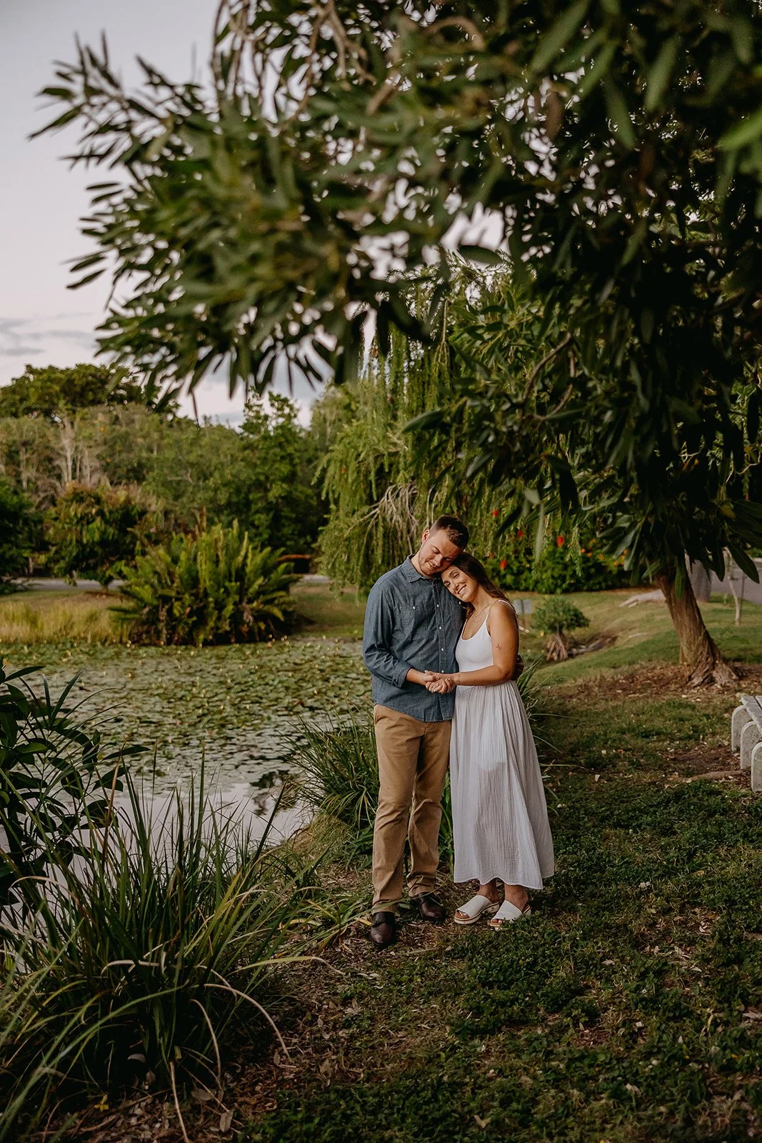 Emily &amp; Josh’s Botanical Garden Engagement