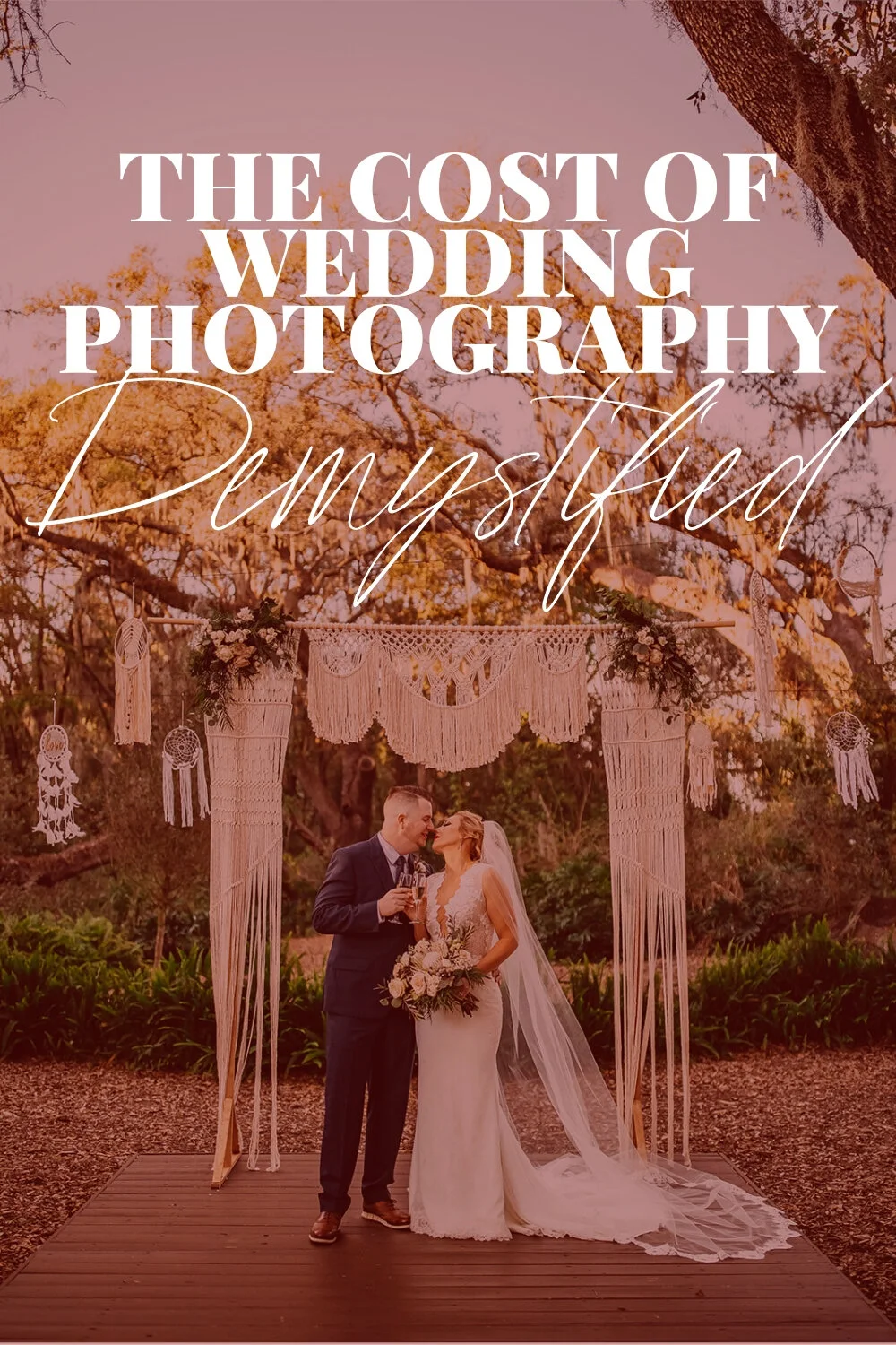 The Cost of Wedding Photography Demystified!