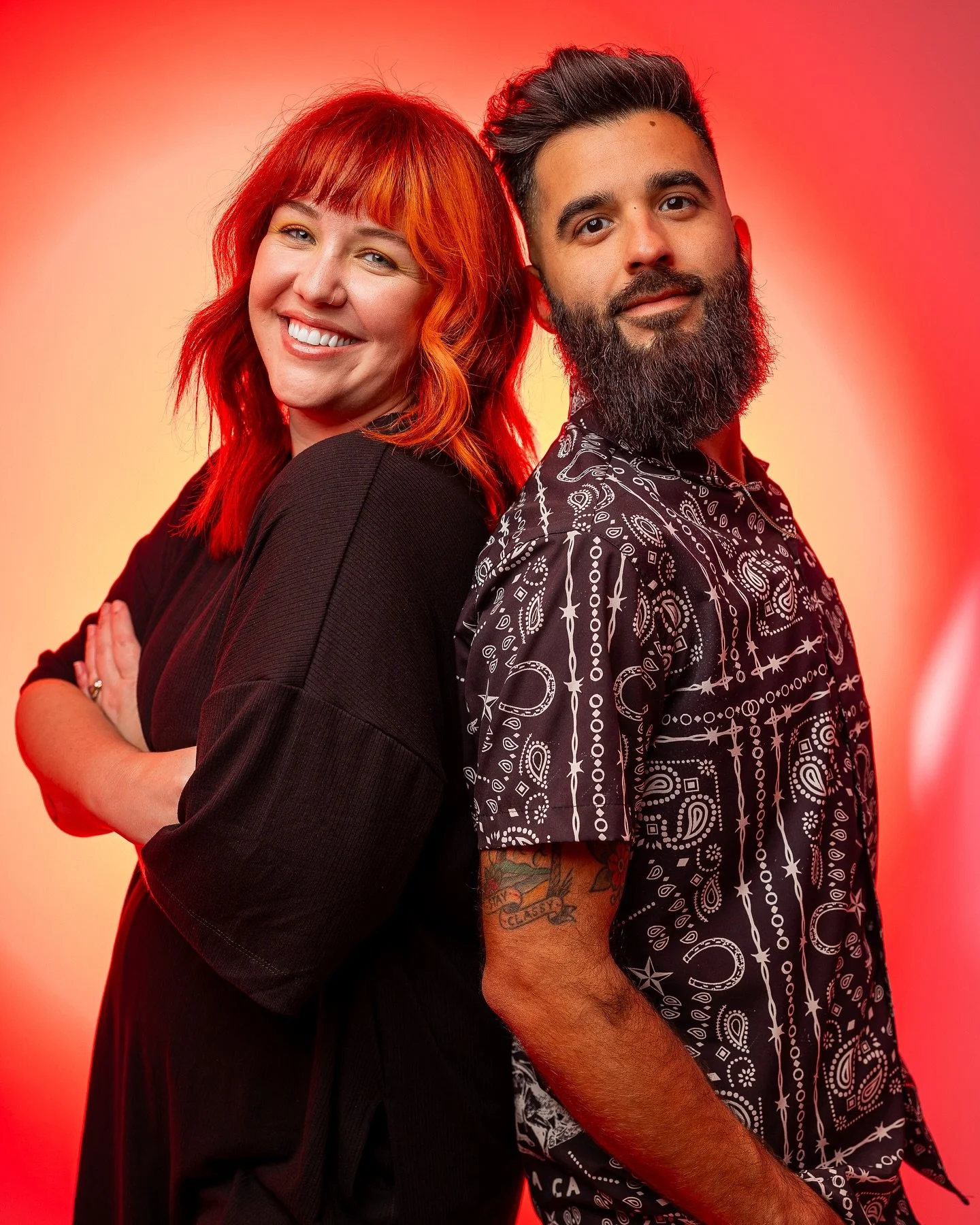 New feed, who dis? 👀✨ We&rsquo;re Leo &amp; Brittany, the duo behind Rad Red Creative, and we&rsquo;re officially bringing our commercial &amp; branding work to the &lsquo;gram! From bold brand stories to scroll-stopping visuals, this is where creat