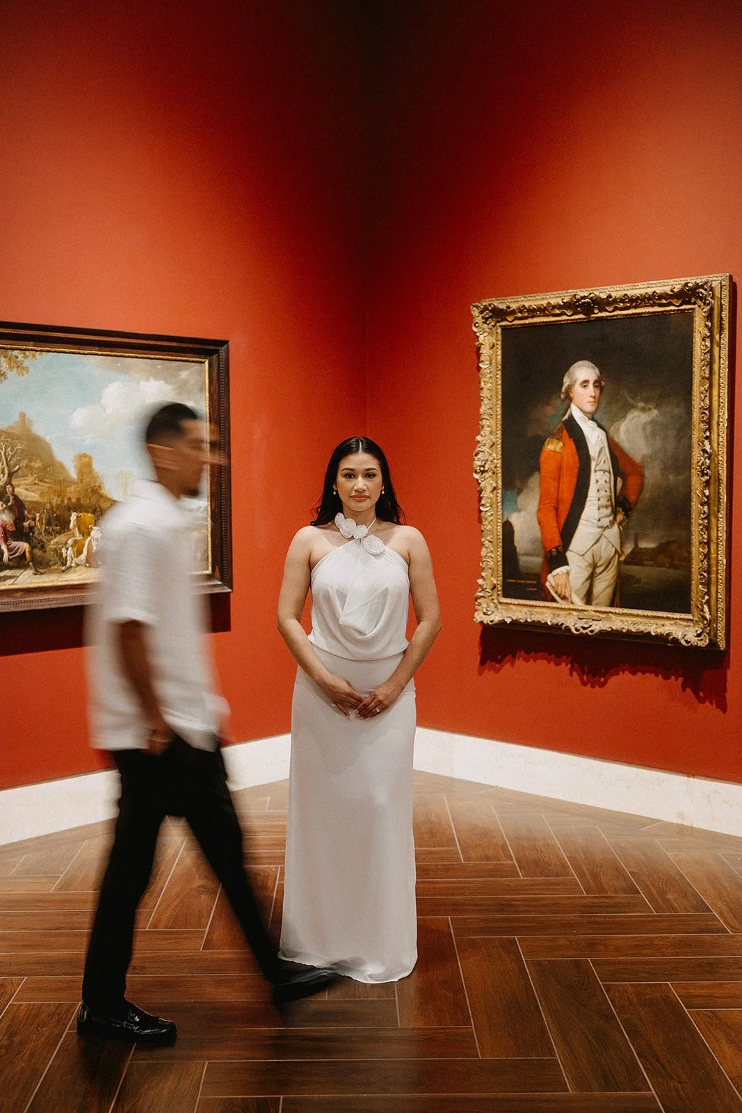 Edith &amp; Junior’s Museum of Fine Art Engagement Session