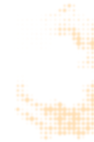 Abstract digital pattern with red, orange, and yellow dots and lines forming a maze-like design