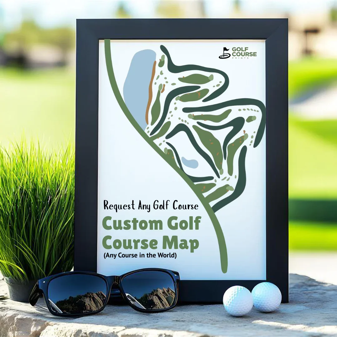 Golf Course Prints: Pick any course and turn it into some pretty sweet wall art