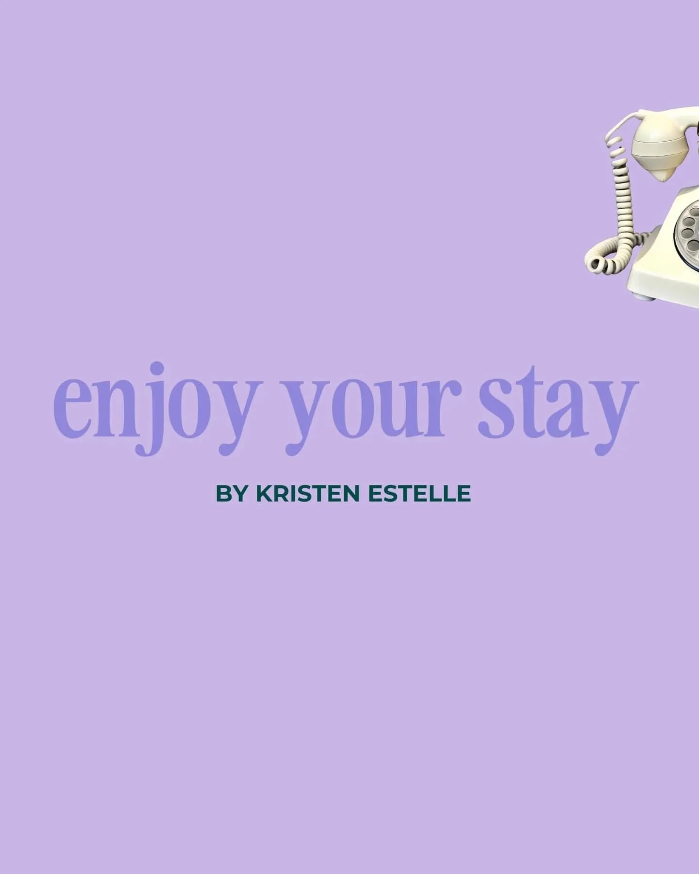 Hi!! I am so excited to be writing these words &amp; to have someone (anyone?) reading them!&nbsp;

No, I&rsquo;m not opening a hotel (let&rsquo;s get that clear), but I am letting my imagination run wild in a little world I&rsquo;ve built for me &am