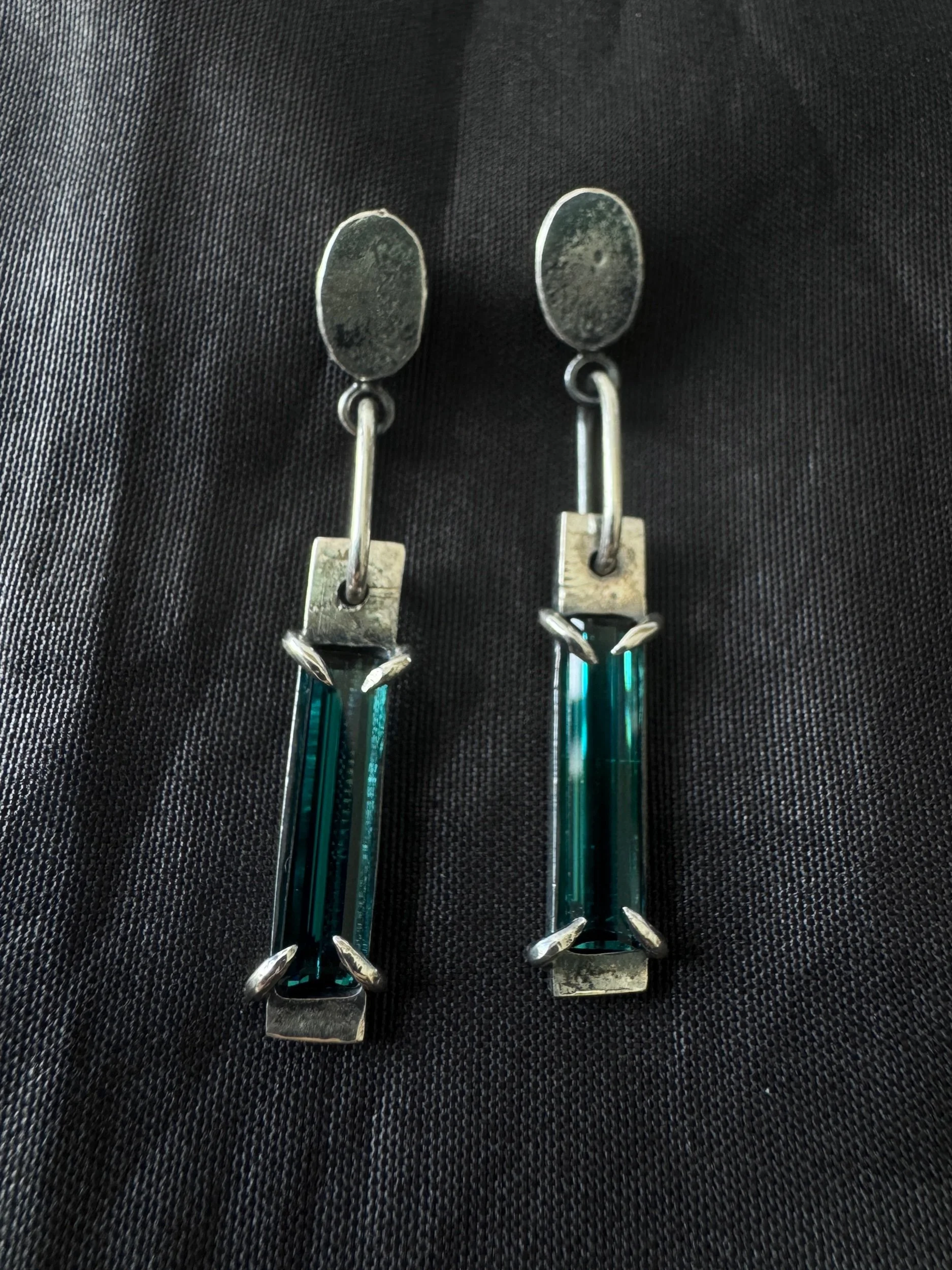 Tourmaline Relic Earrings
