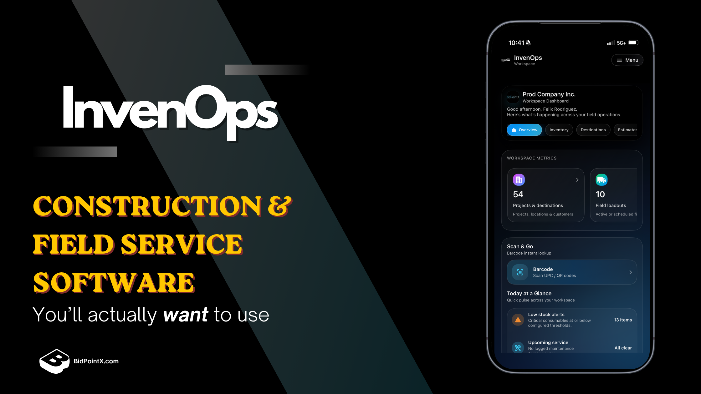 End the Software Silos. Your Office and Jobsite Shouldn't Need a Translator. InvenOps is Here.