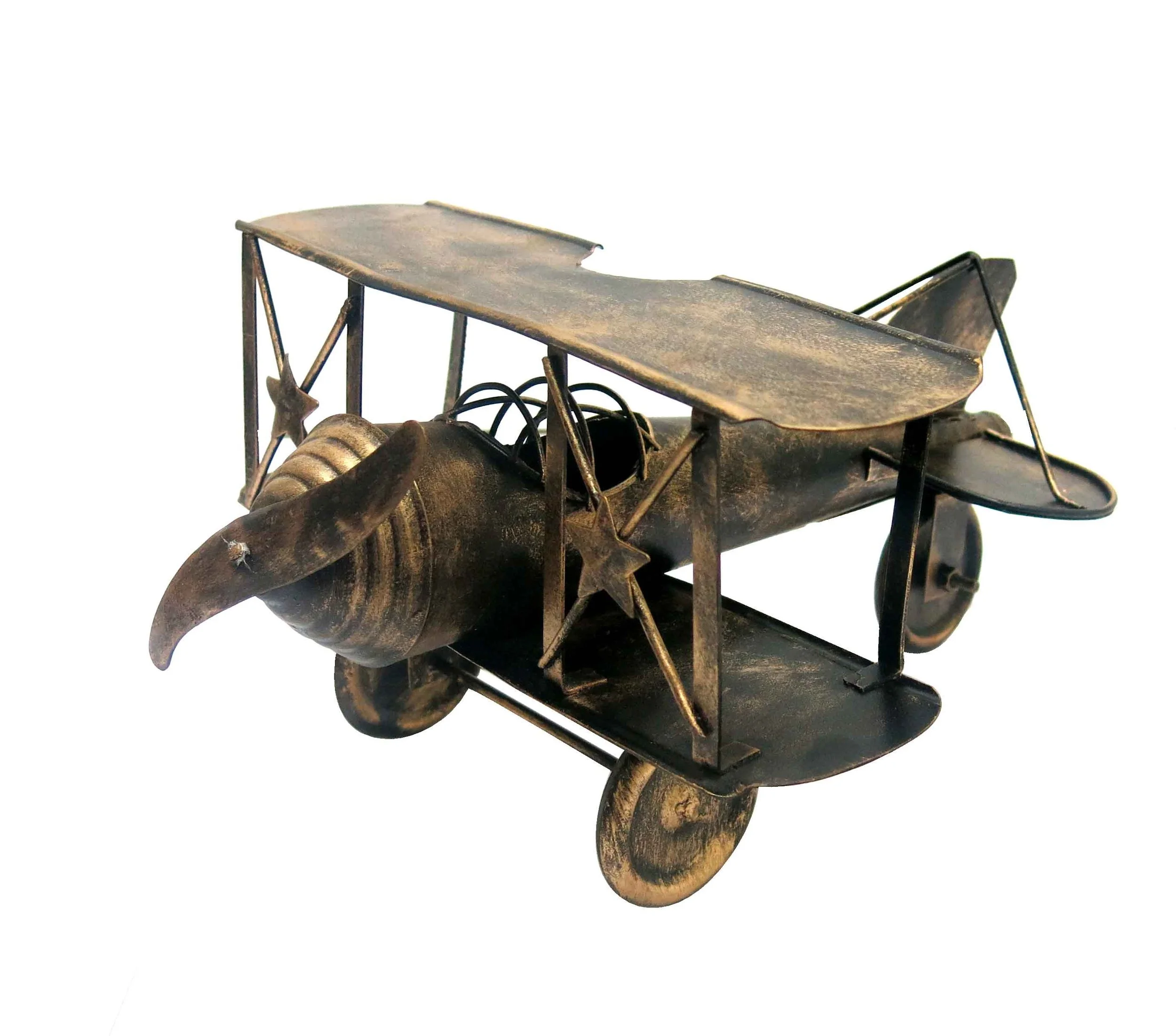 Vintage Biplane Model