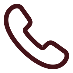 Simple icon of a telephone receiver