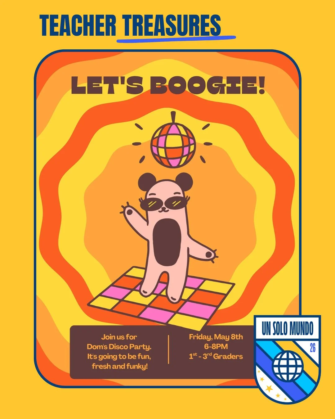 Teacher Treasures are too good to miss 🎉

From pajama movie nights 🍿 to disco parties 🪩 and STEAM fun 🔬
there&rsquo;s something for every age and interest ✨

Grab your kid's tickets before they sell out 🎟️