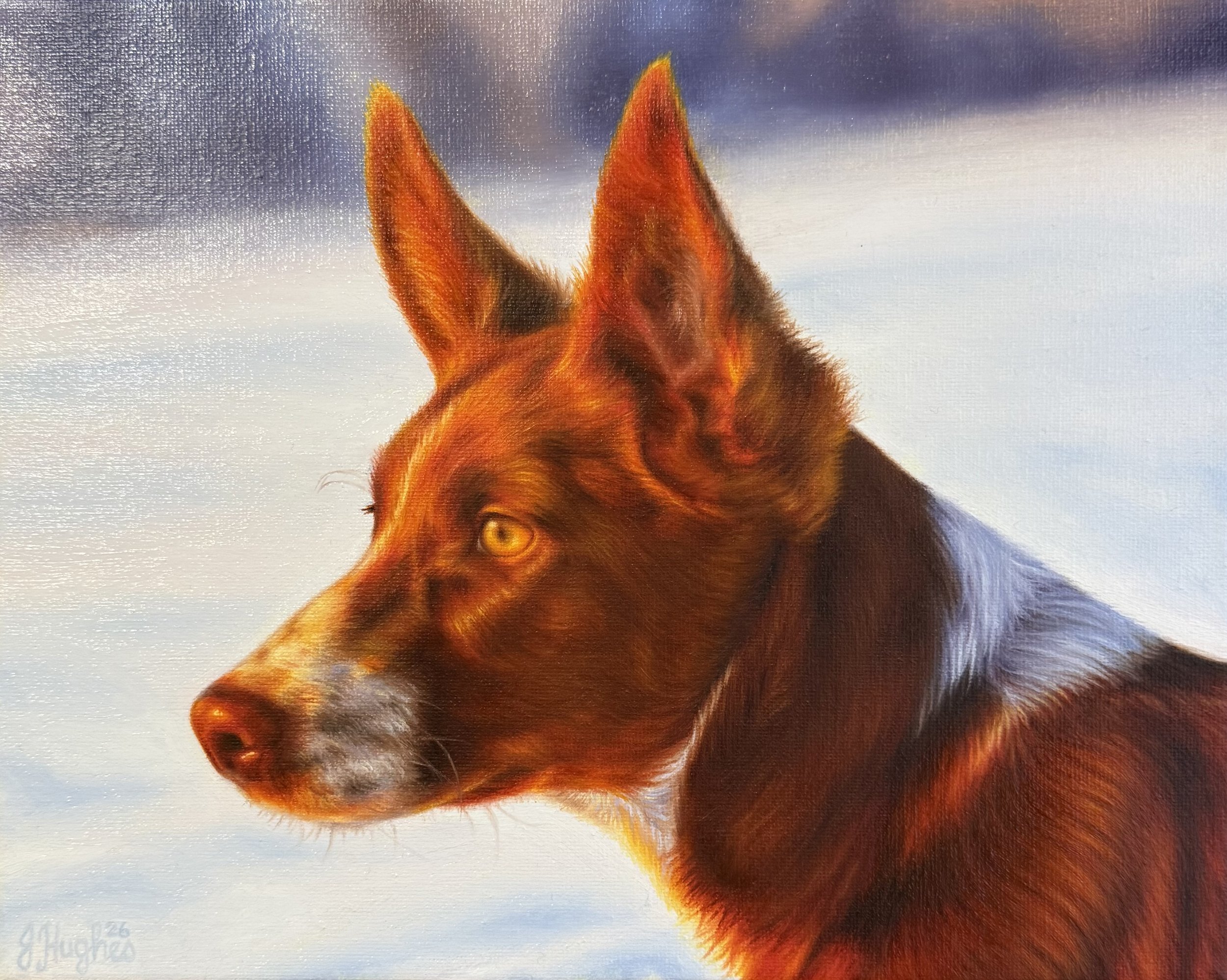 "Rise" 24x30cm oil on canvas