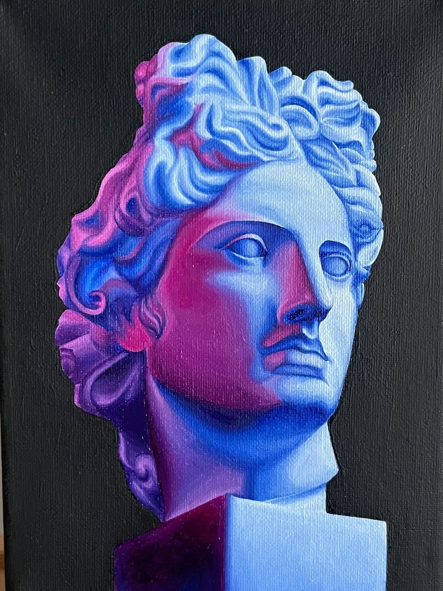 "Bust" 18x24cm oil on canvas