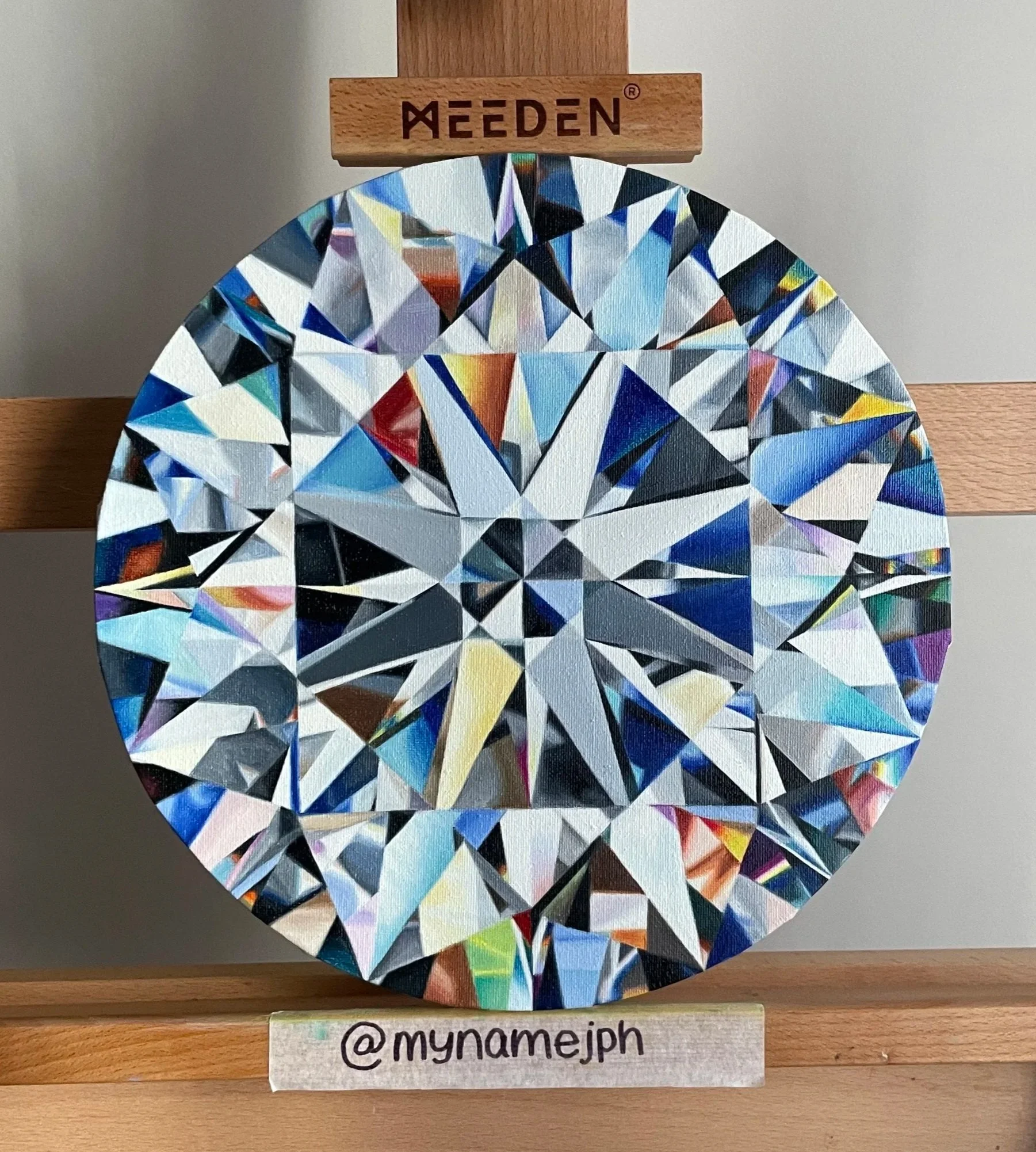 "You've Become a Diamond" 30cm oil on canvas